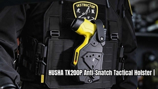 HUSHA presenta la nuova fondina tattica antistrappo per TX200P