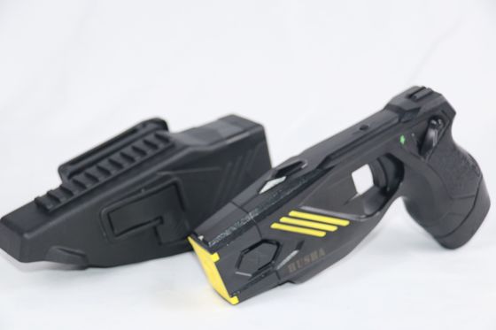 comprare HUSHA TX100P Bluetooth Stun Gun con attivazione BWC, impermeabile IP57 e 55KV di tensione di uscita per le forze dell'ordine fabbricazione online