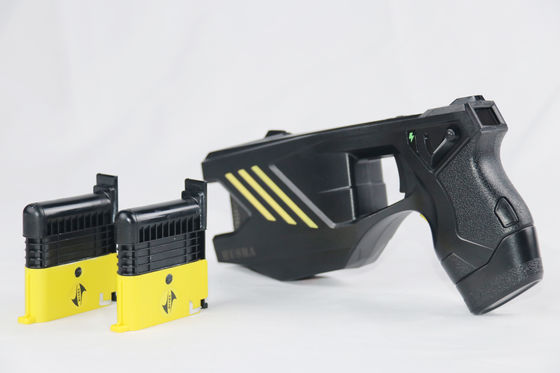 comprare HUSHA TX200P Double Shots Stun Gun con IP57 impermeabile e 55KV tensione di uscita per le forze dell'ordine fabbricazione online