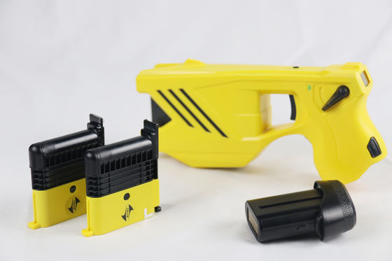 comprare HUSHA TX200P Multifunzionale Stun Gun con 5 metri di portata efficace doppia cartucce e IP57 impermeabile fabbricazione online