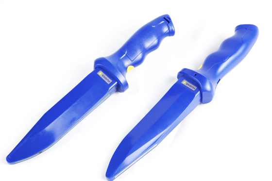 comprare Coltello di addestramento elettronico militare e di polizia con protezione di sicurezza fabbricazione online