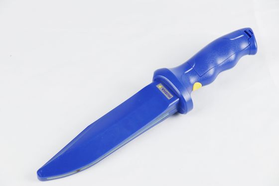 comprare Daga Elettrica di Addestramento HUSHA Blu con Batteria Ricaricabile ad Arco ad Alta Tensione e Interruttore di Sicurezza per Addestramento Realistico fabbricazione online