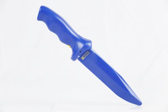 Coltello elettrico da addestramento ricaricabile HUSHA SK100 con scossa ad alta tensione e interruttore di sicurezza per la polizia militare